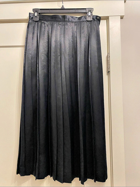 Wyndham Collection Dresses & Skirts - Wyndham Collection Pleated Maxi Skirt in Black Size 12